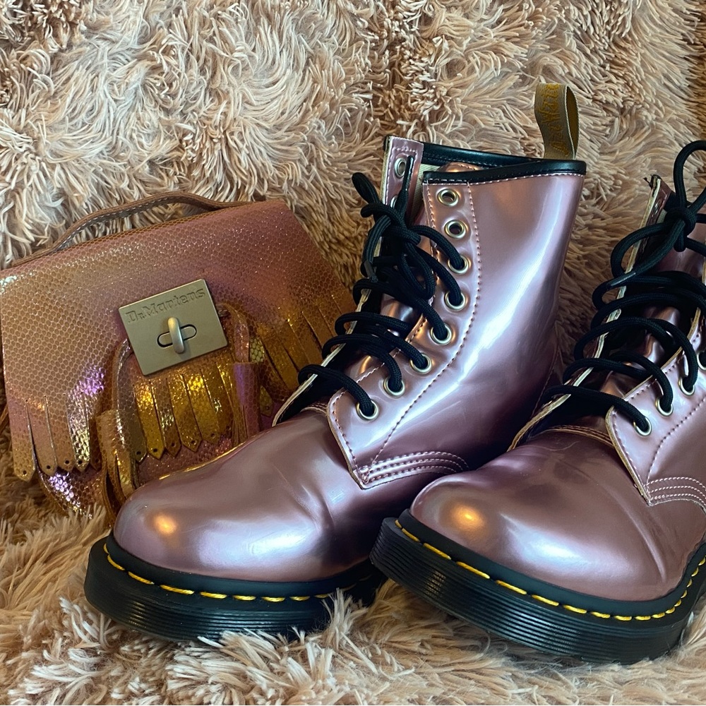Dr. Marten boot and purse pair